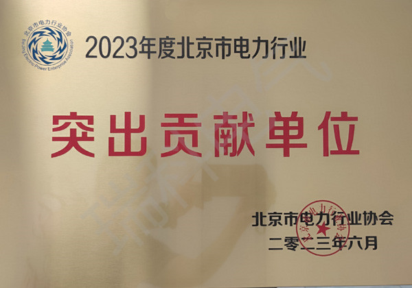 47、2023年度北京市電力行業(yè)突出貢獻單位